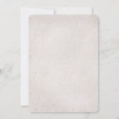 ヴィンテージスタイル結婚式招待状 招待状 (裏面)