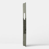 ヴィンテージスタイル編パッチワークデザイン白黒 Case-Mate iPhoneケース (裏面 / 右)