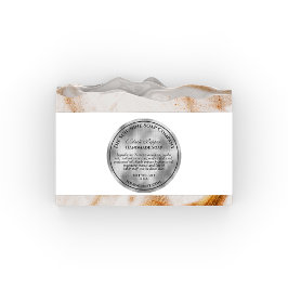 ヴィンテージスタイル織銀箔せっけん化粧料 ラウンドシール