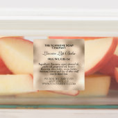 ヴィンテージスタイル耐水性化粧料真珠箔 ラベル (貼付)