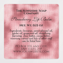 ヴィンテージスタイル耐水性化粧料製織ピンク箔