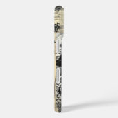 ヴィンテージスタイル自然シーンスクラップブックモノグラム Case-Mate iPhoneケース (裏面 / 右)