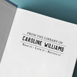 ヴィンテージスタイル蔵書票書庫 ラバースタンプ