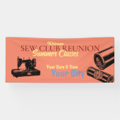 ヴィンテージスタイル裁縫クラブ懇親会バナー 横断幕 (横)