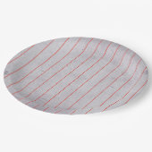 ヴィンテージスタイル規則紙パターン ペーパープレート (アングル)