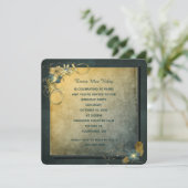 ヴィンテージスタイル誕生日パーティー招待状 招待状 (スタンド正面)