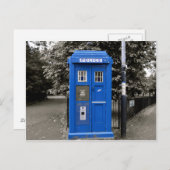 ヴィンテージスタイル警察箱，グラスゴー，スコットランド。 ポストカード (正面/裏面)