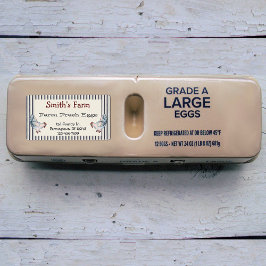 ヴィンテージスタイル農場生卵チキンラベル ラベル