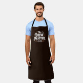 ヴィンテージスタイル醸造マスターエプロン エプロン (着用した状態)