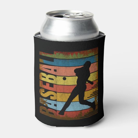 ヴィンテージスタイル野球 缶クーラー (缶正面)