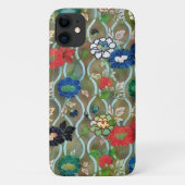 ヴィンテージスタイル開花つる植物アートフォンケース Case-Mate iPhoneケース (裏面)