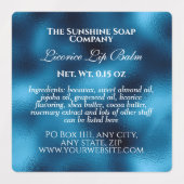 ヴィンテージスタイル防水化粧料青箔 ラベル (デザイン2)