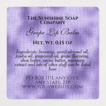 ヴィンテージスタイル防水紫箔せっけん