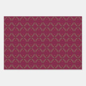 ヴィンテージスタイル雪だるまアート ラッピングペーパーシート (正面3)