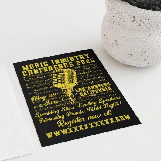 ヴィンテージスタイル音楽産業会議 招待状