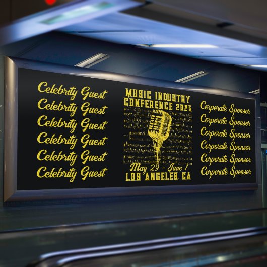 ヴィンテージスタイル音楽産業会議 横断幕