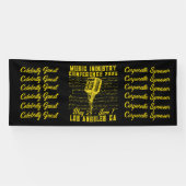 ヴィンテージスタイル音楽産業会議 横断幕 (横)