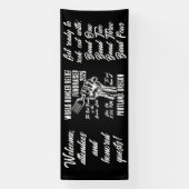 ヴィンテージスタイル飢餓レリーフ、 浮き彫り資金調達者 横断幕 (縦)