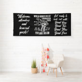 ヴィンテージスタイル飢餓レリーフ、 浮き彫り資金調達者 横断幕 (インサイチュ)