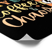 ヴィンテージスタイル100日のコーヒー&カオス ポスター (角)