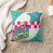 ヴィンテージスタイル1990ステレオ装飾用クッション クッション (ブランケット)