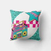 ヴィンテージスタイル1990ステレオ装飾用クッション クッション (裏面)