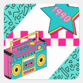 ヴィンテージスタイル1990ステレオ スクエアシール (正面)