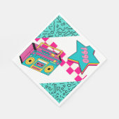 ヴィンテージスタイル1990ステレオ スタンダードランチョンナプキン (角)