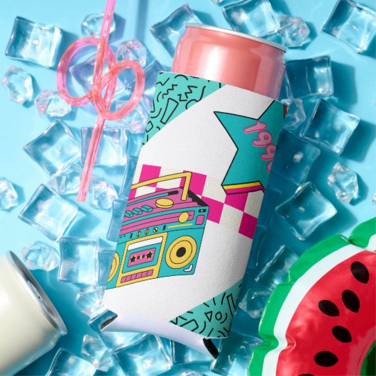 ヴィンテージスタイル1990ステレオ スリム缶クーラー (インサイチュ 夏)