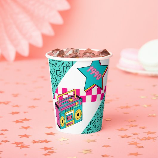 ヴィンテージスタイル1990ステレオ 紙コップ (インサイチュ)