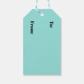 ヴィンテージスタイル1991ステレオ ギフトタグ (裏面)