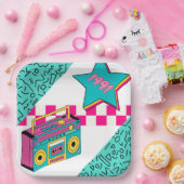 ヴィンテージスタイル1991ステレオ ペーパープレート (パーティー)