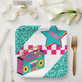 ヴィンテージスタイル1991ステレオ ペーパープレート