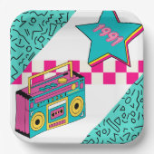 ヴィンテージスタイル1991ステレオ ペーパープレート (正面)