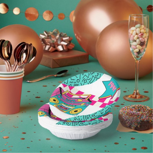 ヴィンテージスタイル1991ステレオ ペーパーボウル (複数)