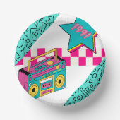 ヴィンテージスタイル1991ステレオ ペーパーボウル (正面)