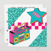 ヴィンテージスタイル1991ステレオ 招待状 (正面/裏面)