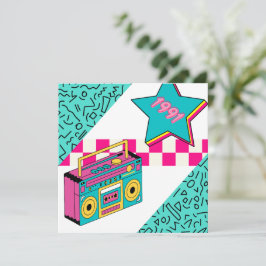 ヴィンテージスタイル1991ステレオ 招待状