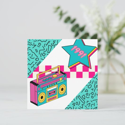 ヴィンテージスタイル1991ステレオ 招待状 (スタンド正面)