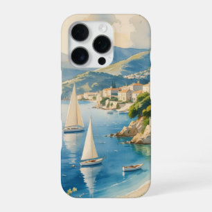 ヴィンテージスタイル コートダジュール フランス旅行 iPhone 16 PROケース