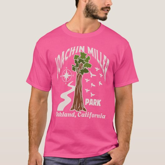ヴィンテージスタイル ジョアキン・ミラー・パーク オークランド カリフォルニア Tシャツ (正面)