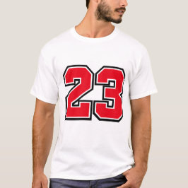 ヴィンテージスタイル ナンバー23 グラフィックTシャツ – メンズ アスリート Tシャツ