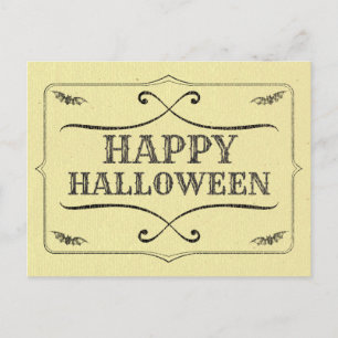 ヴィンテージスタイル ハッピー ハロウィン ポストカード