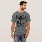 ヴィンテージスタイル プレサービル アイダホ アメリカ歴史的M Tシャツ (正面フル)