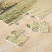 ヴィンテージスタイル、レッジに立つ鳥 ジグソーパズル (側面)