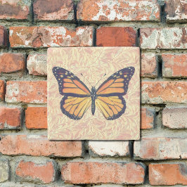 ヴィンテージスタイル(昆虫)オオカバマダラ、モナークバタフライアートコースター ストーンコースター