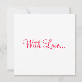 ヴィンテージスタイル「棒つきキャンデー」誕生日カードのカラー カード (裏面)