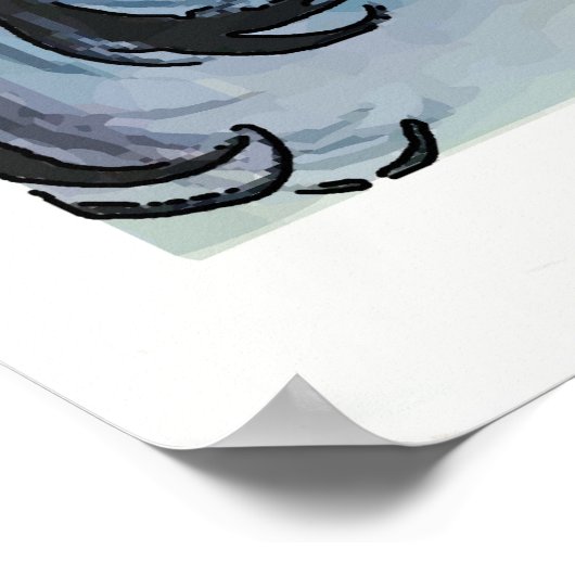 ヴィンテージスタイル、脳食、フェイクシネマ ポスター (角)