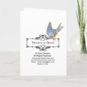 ヴィンテージスタイル 18世紀のパーティー招待状カード 招待状 (裏面)