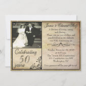 ヴィンテージスタイル 50周年 招待状 (正面)